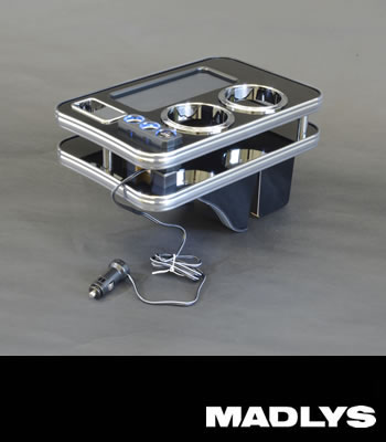 MADLYS センターテーブルver3フロント用 ピアノブラック サムネイル2