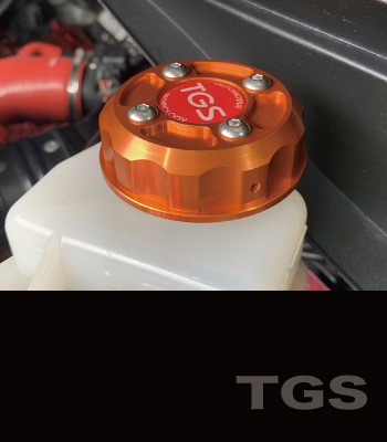 TGS ビレットブレーキフルードタンクキャップリミテッドオレンジ TGS ビレットブレーキフルードタンクキャップリミテッドオレンジ