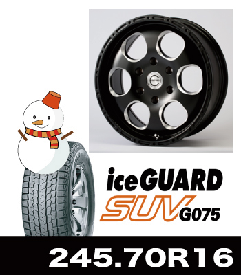 4インチUP車向け ブラッドストックワンピース&iceGUARD 245サイズセット 4インチUP車向け ブラッドストックワンピース&iceGUARD 245サイズセット